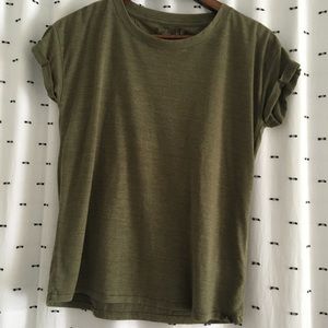 green prana REI shirt.